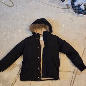 Old Navy Faux-Fur-Trim Hooded Parka Coat - Size M (8)